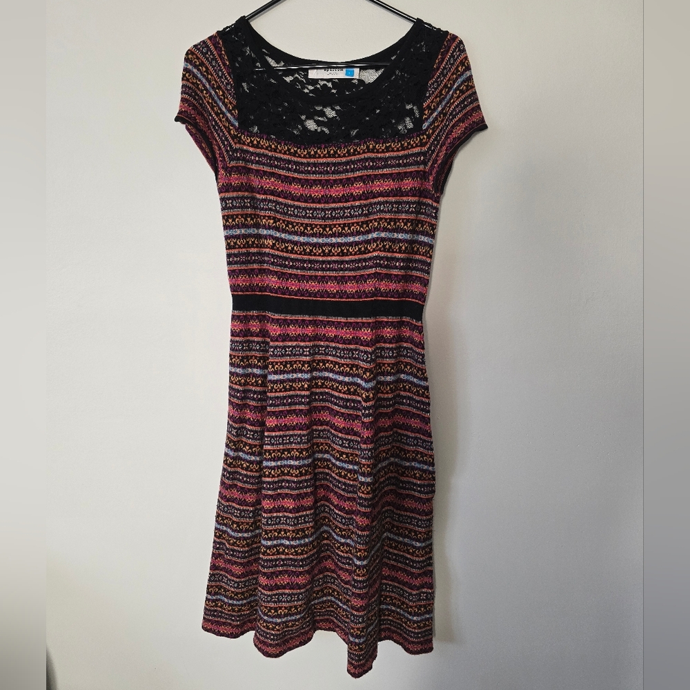Anthropologie Sparrow Fair Isle Sweater Dress - Large